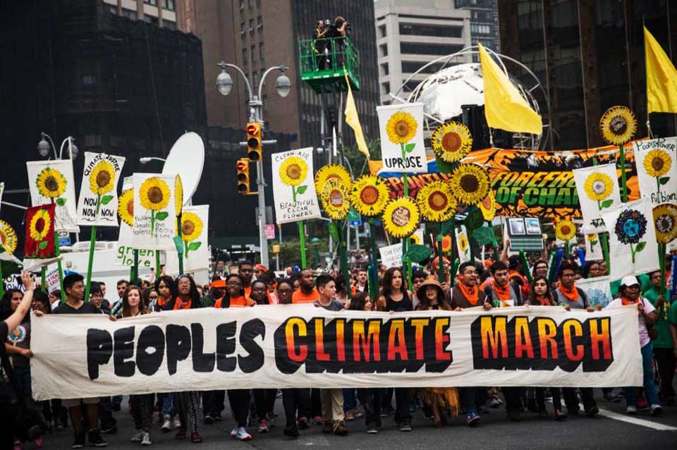 People's Climate March - NYC Street